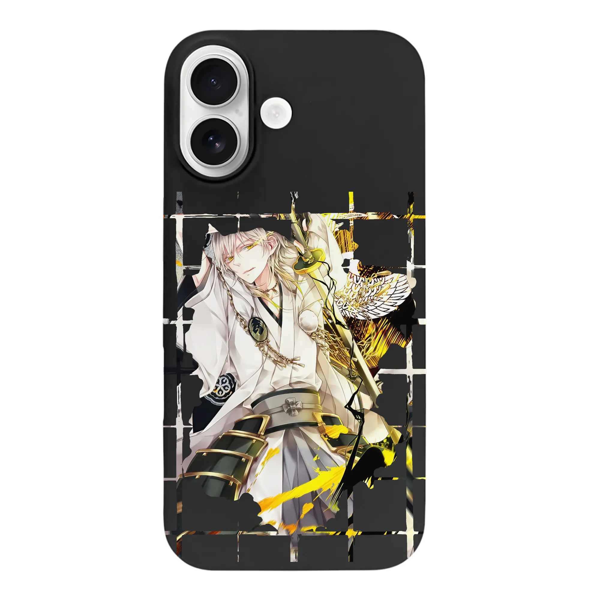 刀剣乱舞 グッズ,鶴丸国永 - iPhone 17 シリーズ シリコンケース 薄型 耐衝撃 指紋防止 ソフトタッチカバー 精密フィット 傷防止 保護ケース iPhone 17/17 Air/17 Pro/17 Pro Max 対応